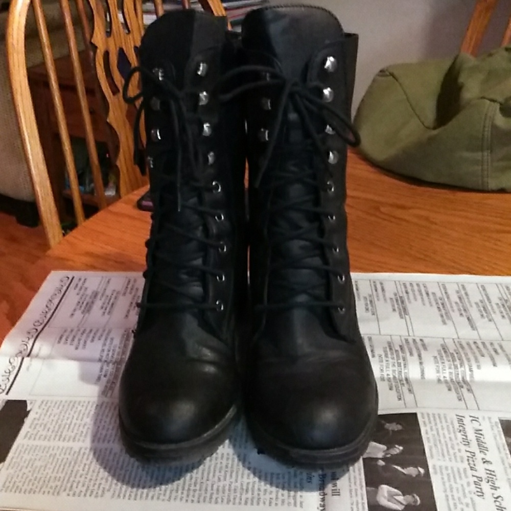 Black boots